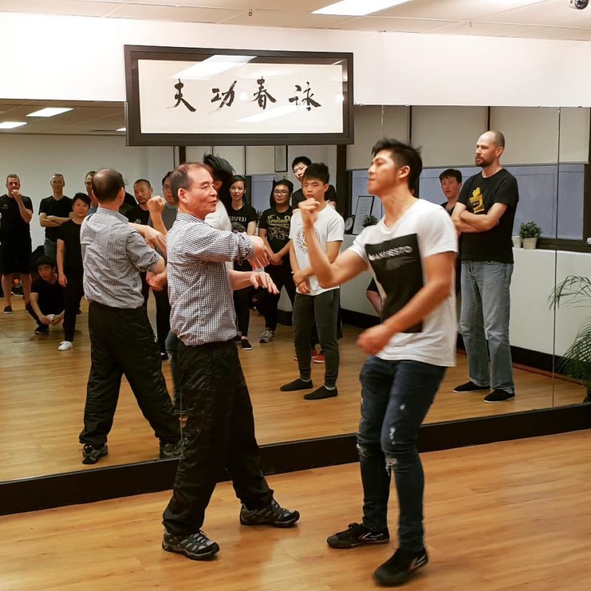 Choi Che and Gordy doing Chum Kiu