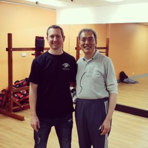 Peter Wong with Instructor Scott